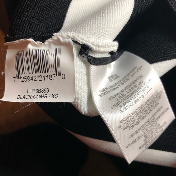 BCBGMAXAZRIA - Striped Bandage Skirt - Picture 3 of 4